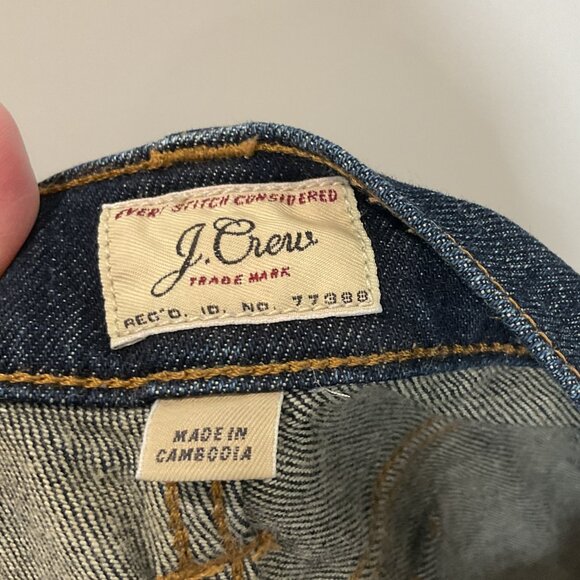 J Crew Men's 250 Skinny Fit Dark Denim Jeans 28/30 - Picture 3 of 4